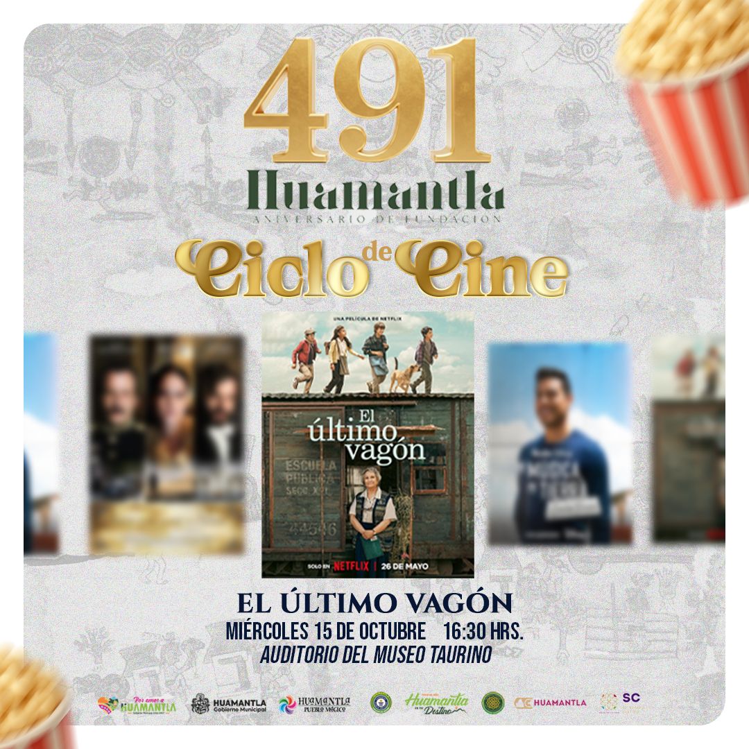 Huamantla promueve su cultura y tradiciones con el ciclo de conferencias 'Conoce Huamantla' y el ciclo de cine conmemorativo